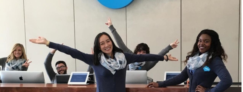 Staffing Salesforce check in staff