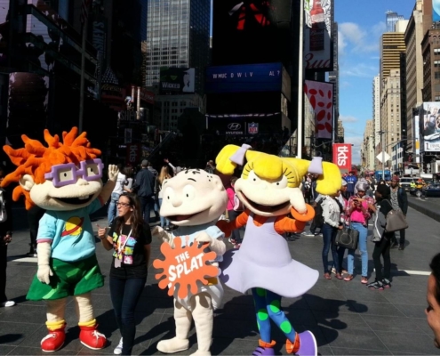 Nickelodeon street performance Rugrats