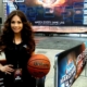 NCAA 1 event worker with basketball