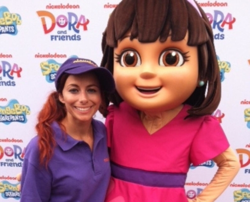 New DORA event staff with mascot